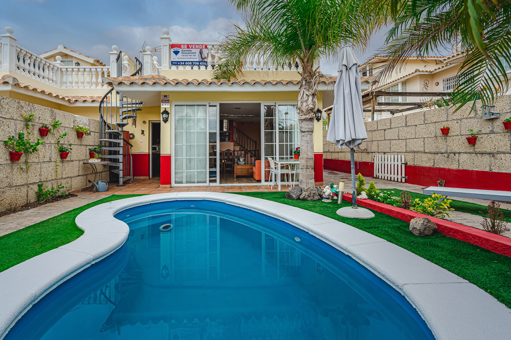 Semi-detached home · Palm Mar · photograph recovered from the original listing