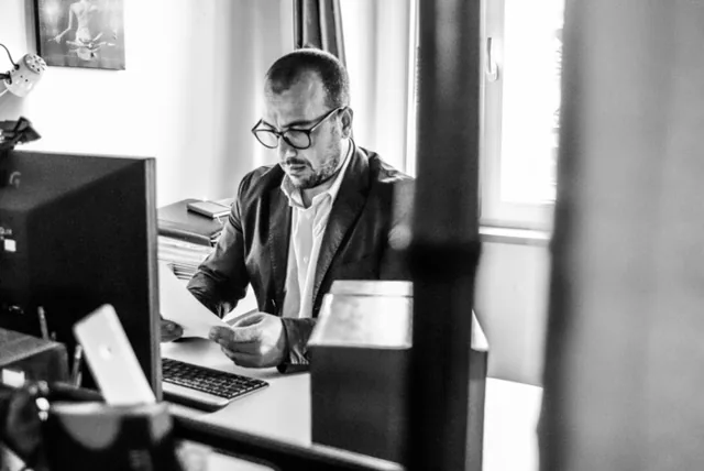 Vladimiro Carelli al lavoro